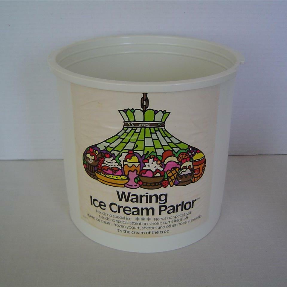 Replacement Plastic Ice Bucket for Waring ICE CREAM PARLOR CF520-1 White