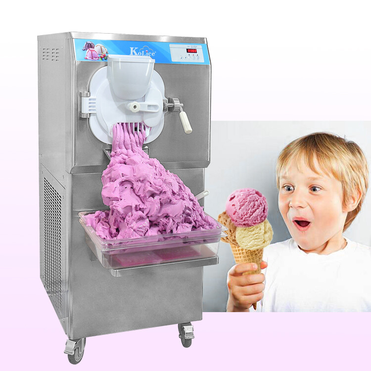 Kolice ETL Commercial Hard Ice Cream Machine Gelato Italin Water Ice Machine