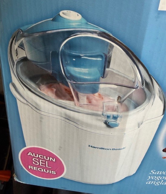 Hamilton Beach Sorbet Maker 1.5 qt, new in the box