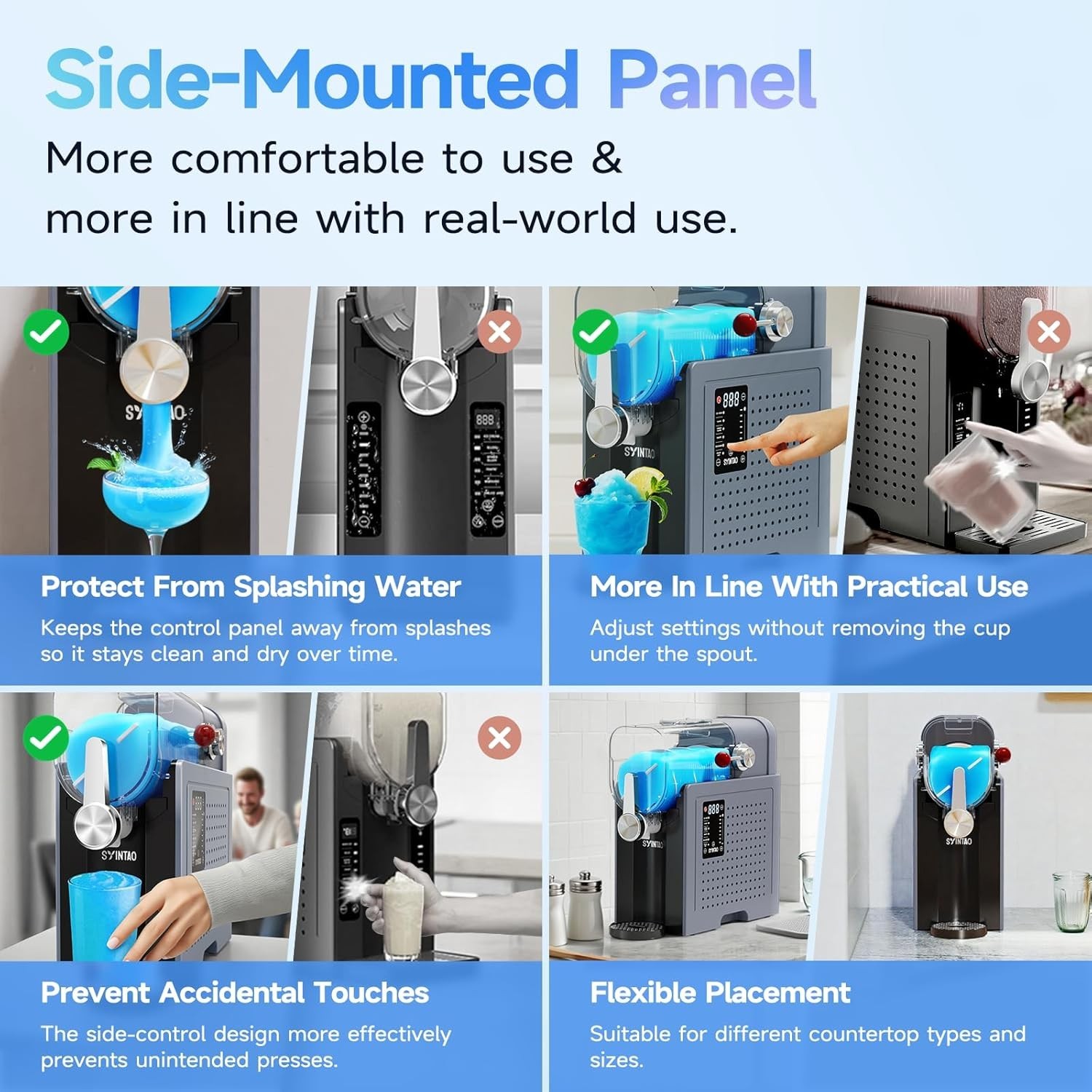 Frozen Drink Maker – 6 Preset Modes, Auto-Clean, Delay Timer