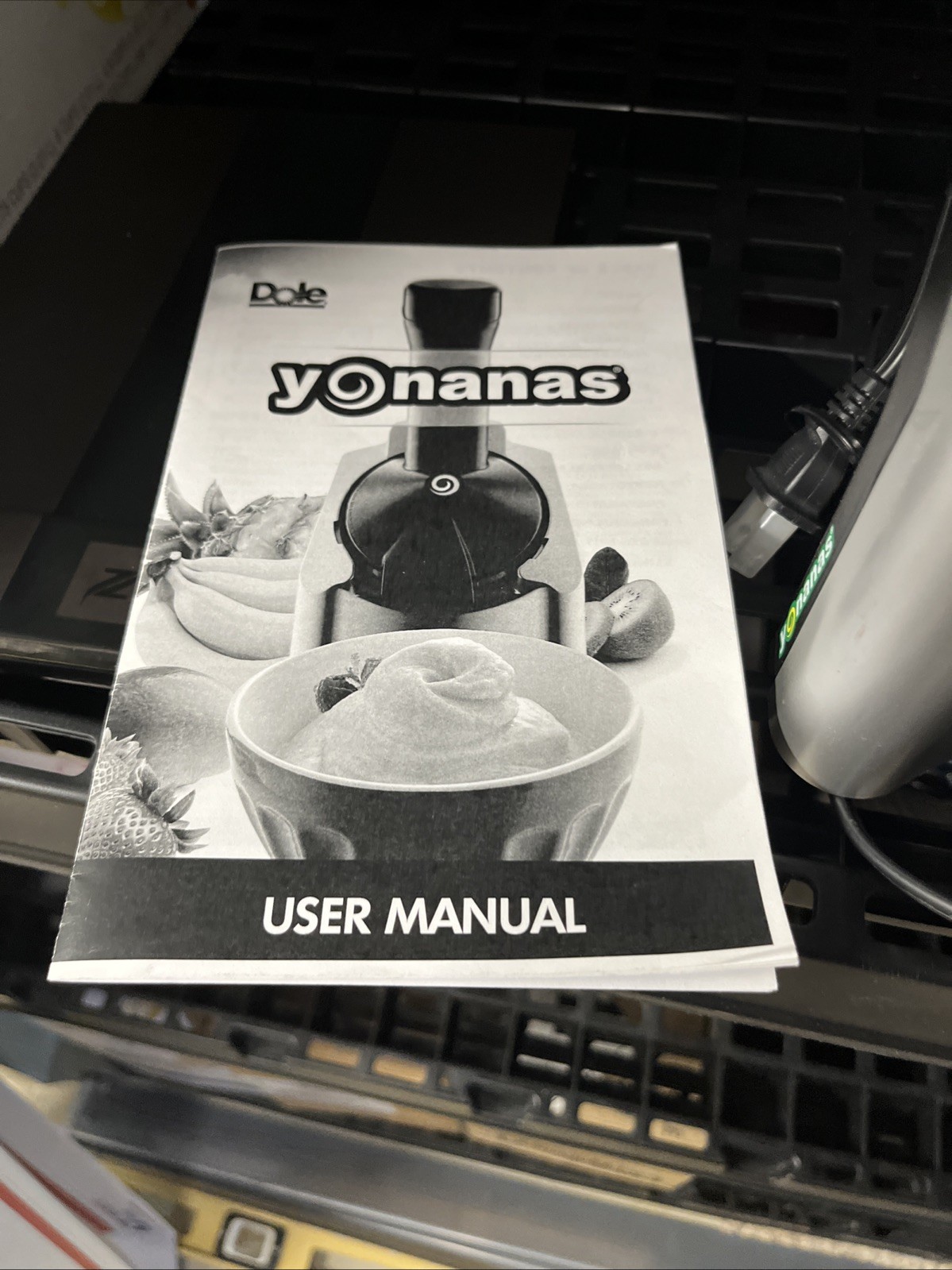 Yonanas Classic Vegan Non-Dairy Frozen Fruit Soft-Serve Dessert Maker, 200 Watts