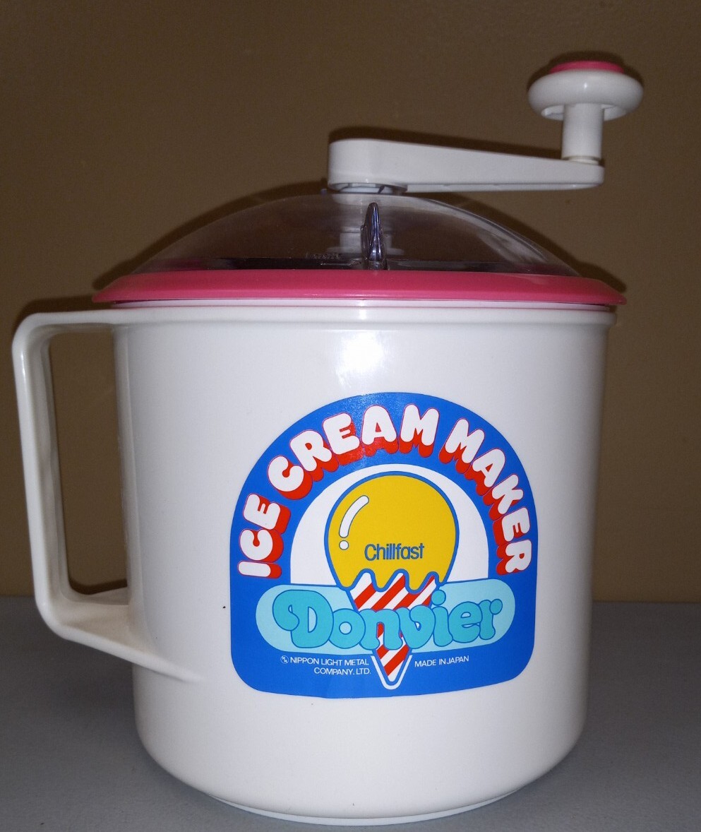 Donvier Chill-fast Ice Cream Maker Pink-Rim Original Box No Manual