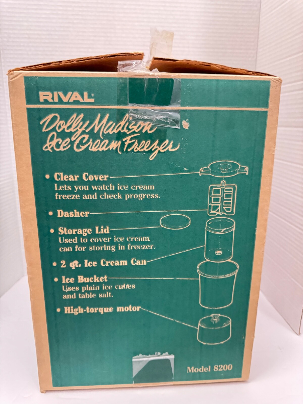 Rival Electric Ice Cream Freezer Model 8200 | Tested