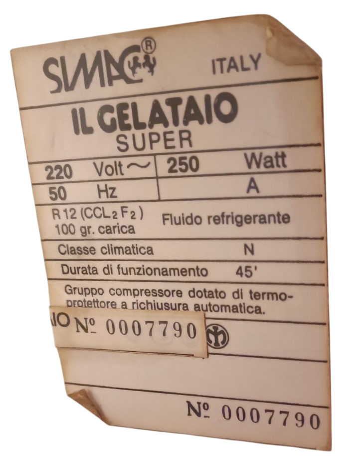 Gear Compatible IN Nylon for Ice Cream Maker Simac Il Gelataio Super