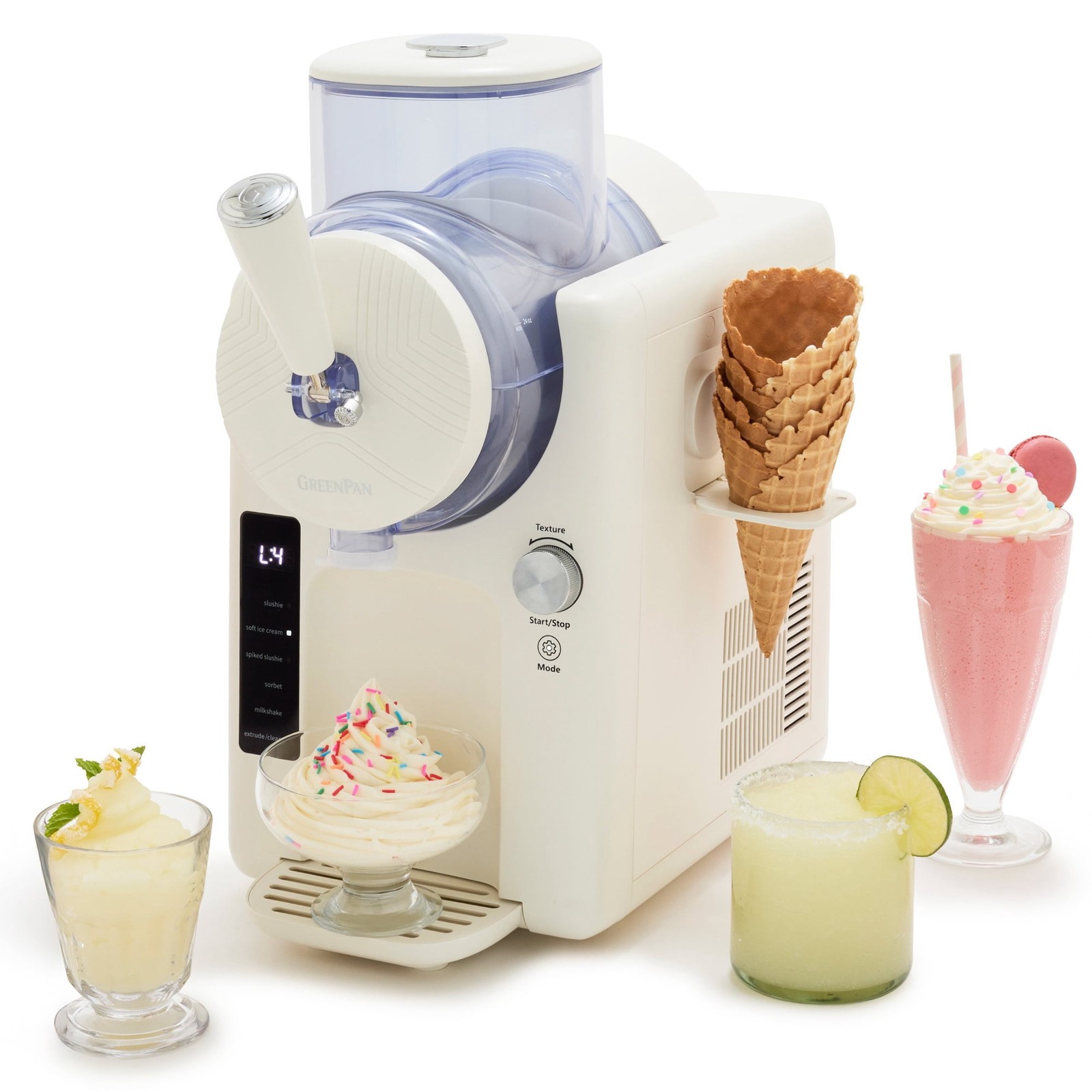 GreenPan Frost 15-in-1, Ice Cream Maker & Slushie Machine