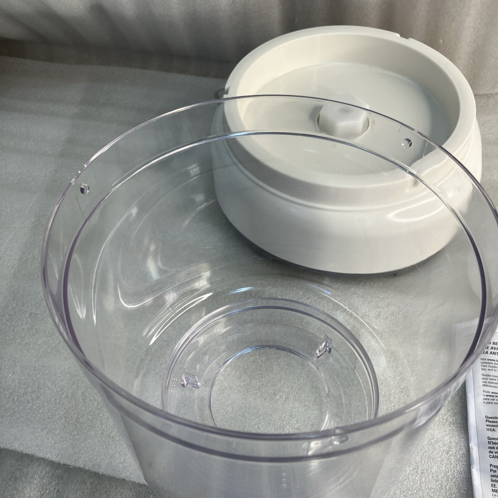 Hamilton Beach 68880 Ice Cream MakerParts, Base, Dome Lid Cover and Mixer Paddle