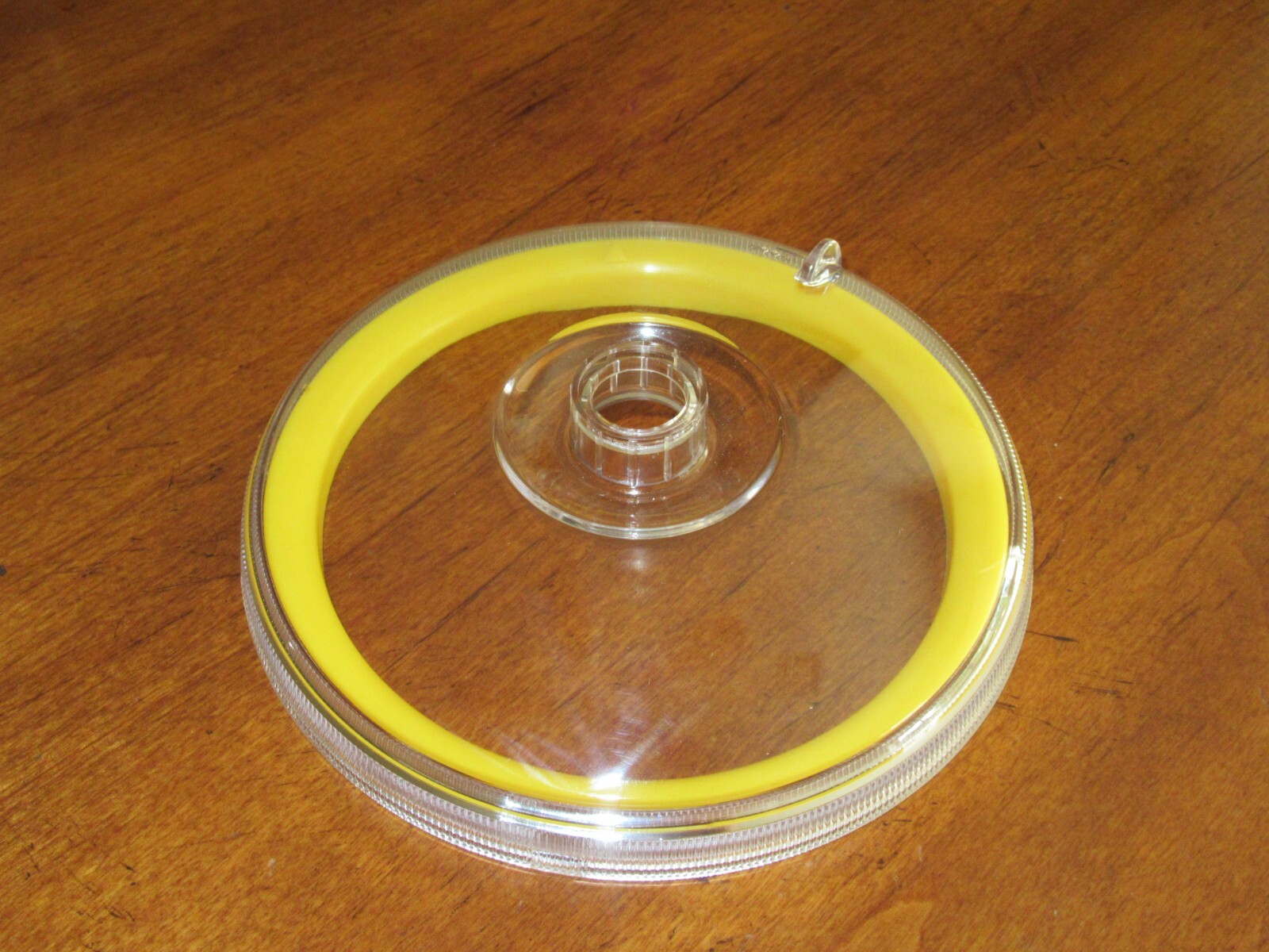 Donvier Chillfast 1 Pint Ice Cream Maker Japan Part Only: Lid w/ Yellow Seal Rim