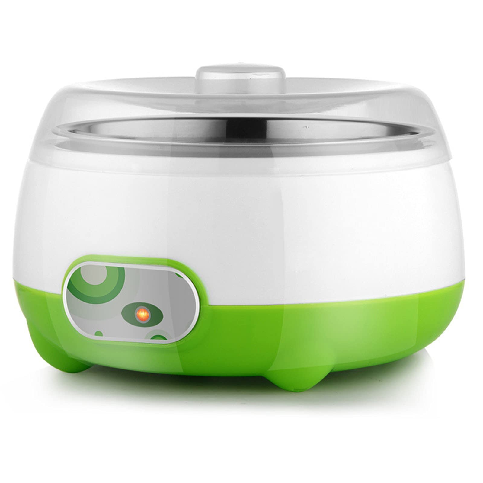 Electric Yogurt Maker, 1L Maker 17.5*11cm /6.74*4.33in, White, Green