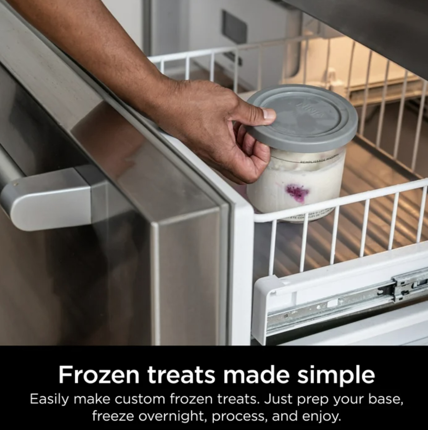 Ninja FrostiPro: Ice Cream Maker with 5 One-Touch Programs and (2) 16oz. Pints w