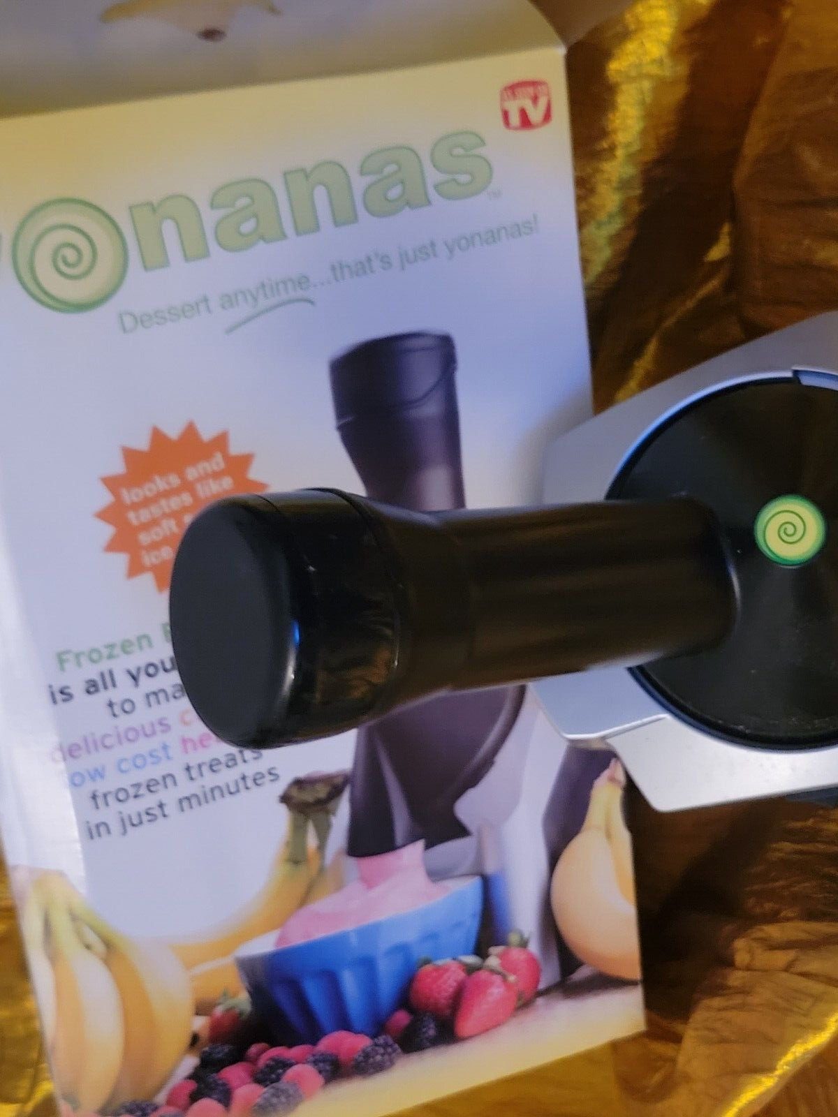 YONANAS Healthy Ice Cream Machine Treat Maker Frozen Fruit Yogurt Sorbet + BOX !