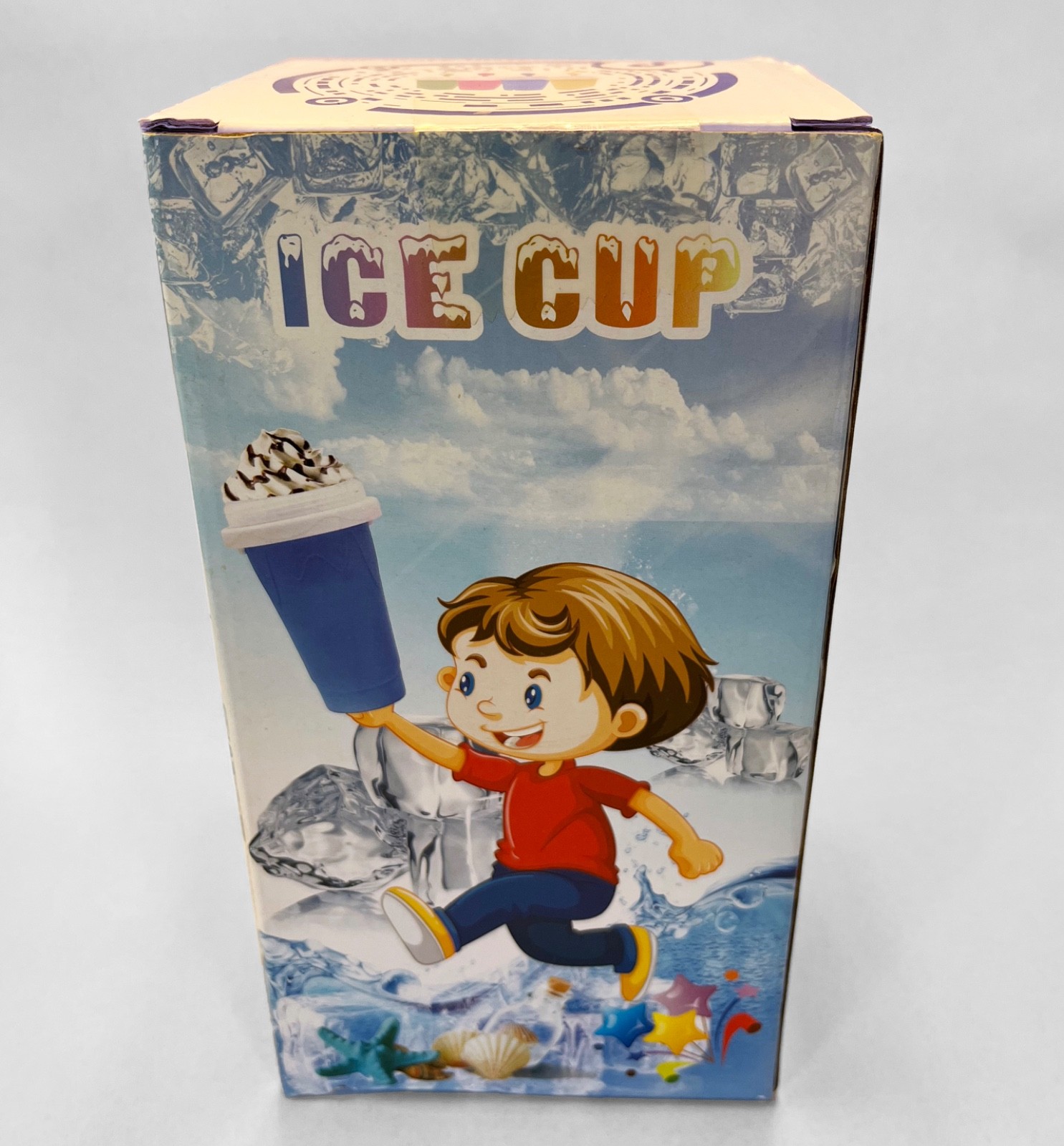 Silicon Slushy Maker Squeeze Ice Cup, Pink, Freeze for DIY Slushies!