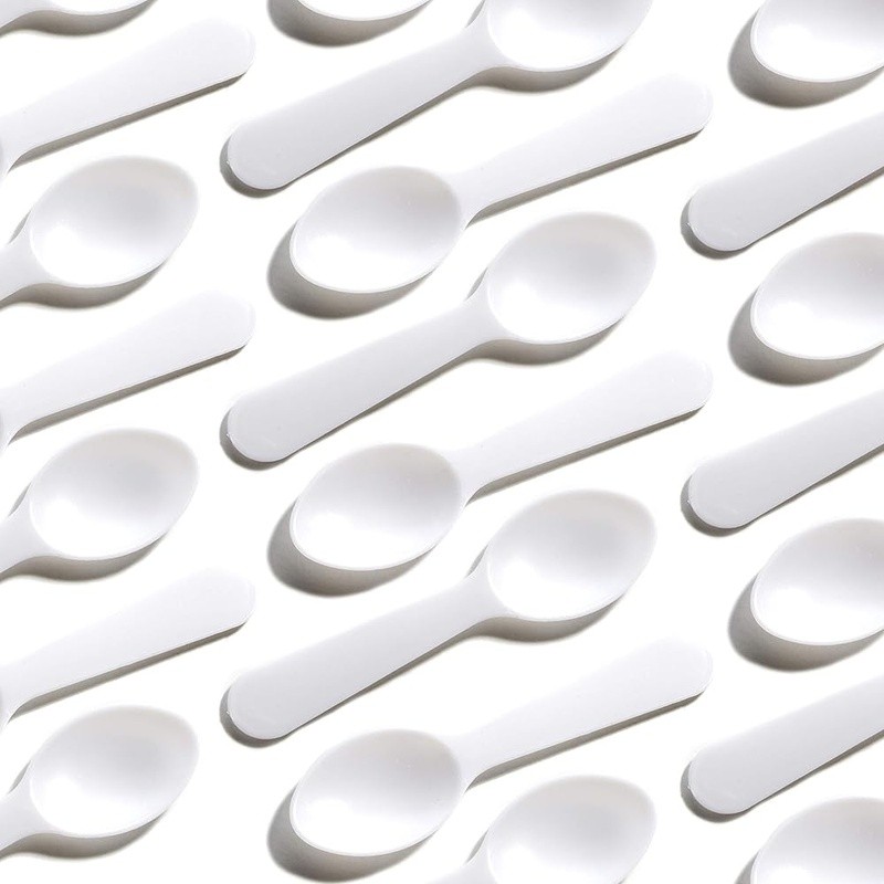 Durable Plastic Tasters Spoons Ice Cream Gelato Frozen Yogurt Dips Events New