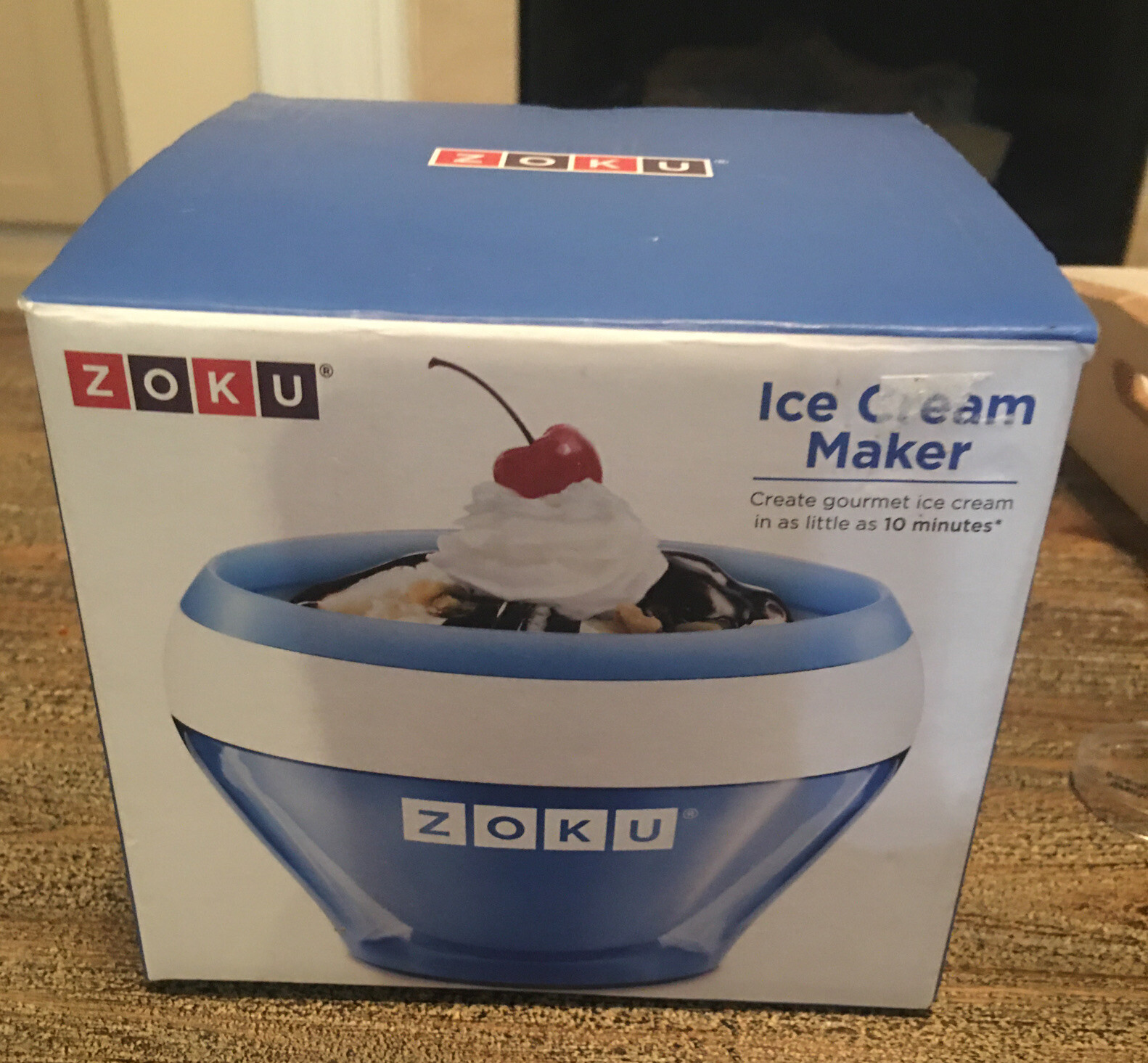 New Zoku Ice Cream, Sorbet, Gelato Maker. Makes Ice cream In 10 Minutes!!!!