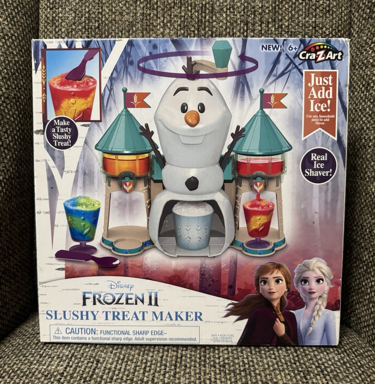Disney Frozen II Slushy Treat Maker Manual Ice Shaver. craZart. NEW