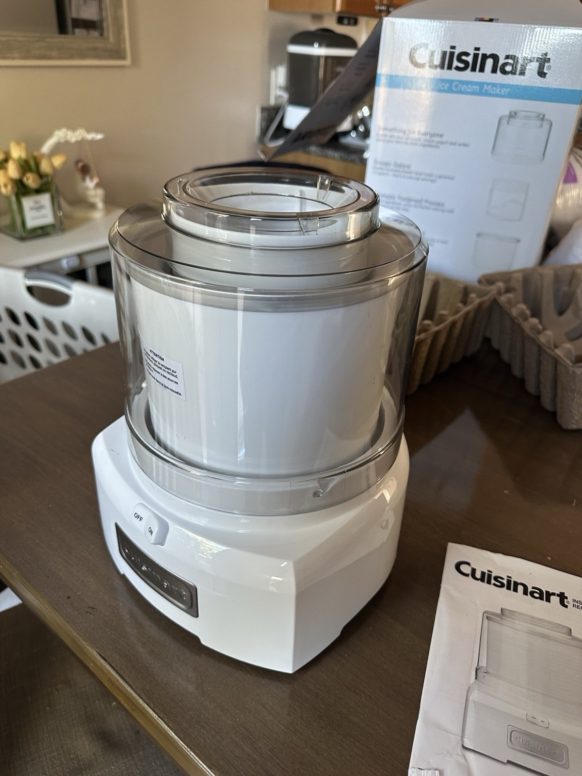 Cuisinart ICE-21 Frozen Yogurt-Ice Cream and Sorbet Maker – White