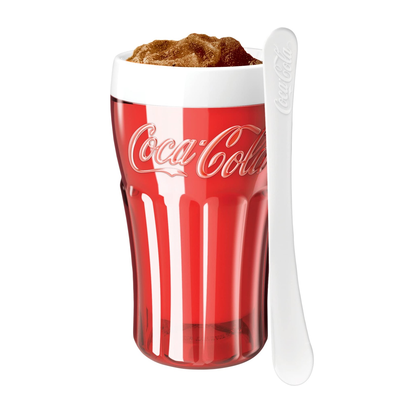 Coca-Cola Float & Slushie Maker, Retro Make and Serve Cup with Freezer Core C…
