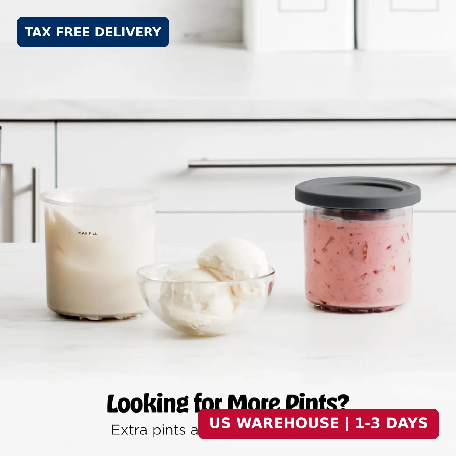 Ninja CREAMi Ice Cream Maker | 7-in-1 – IceCream, Gelato, Sorbet, Milkshakes, Mi