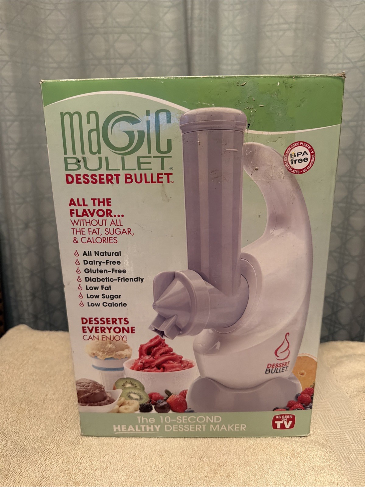 Magic Bullet Dessert Bullet Blender 10-Second Frozen Dessert Maker Single-Serve