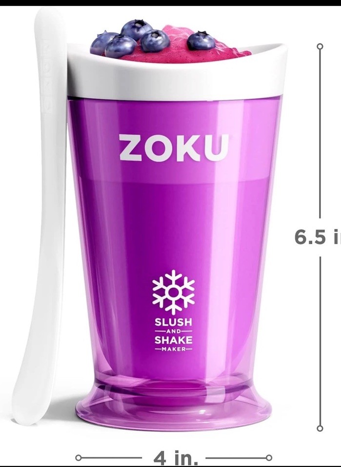 Original Slush and Shake Maker, Compact Make and Serve Cup with Freezer Core