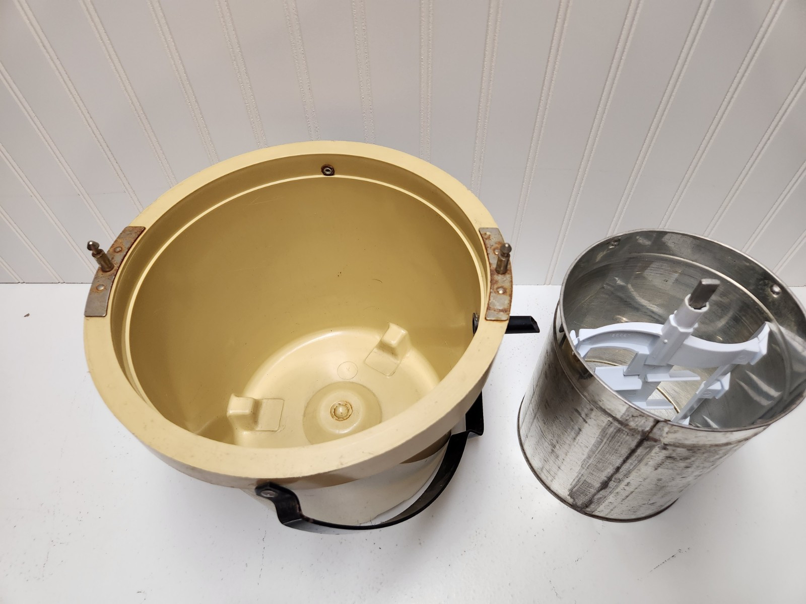VTG Proctor Silex 4-Quart Electric Ice Cream Maker Churn USA Model F004HB Tested