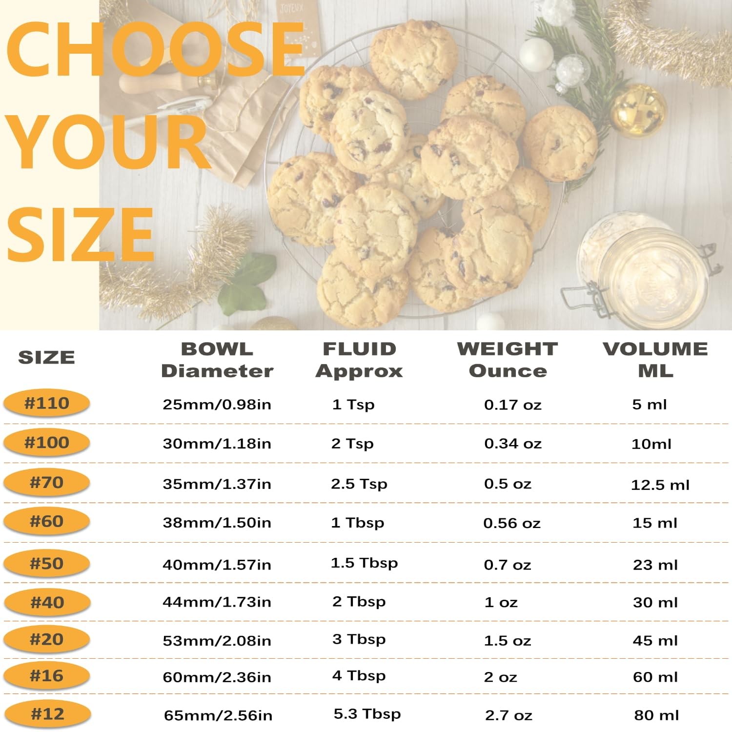 Cookie Scoop, Ice Cream 1Tbsp/15 ml/0.5oz #60/1 Tbsp, Blue