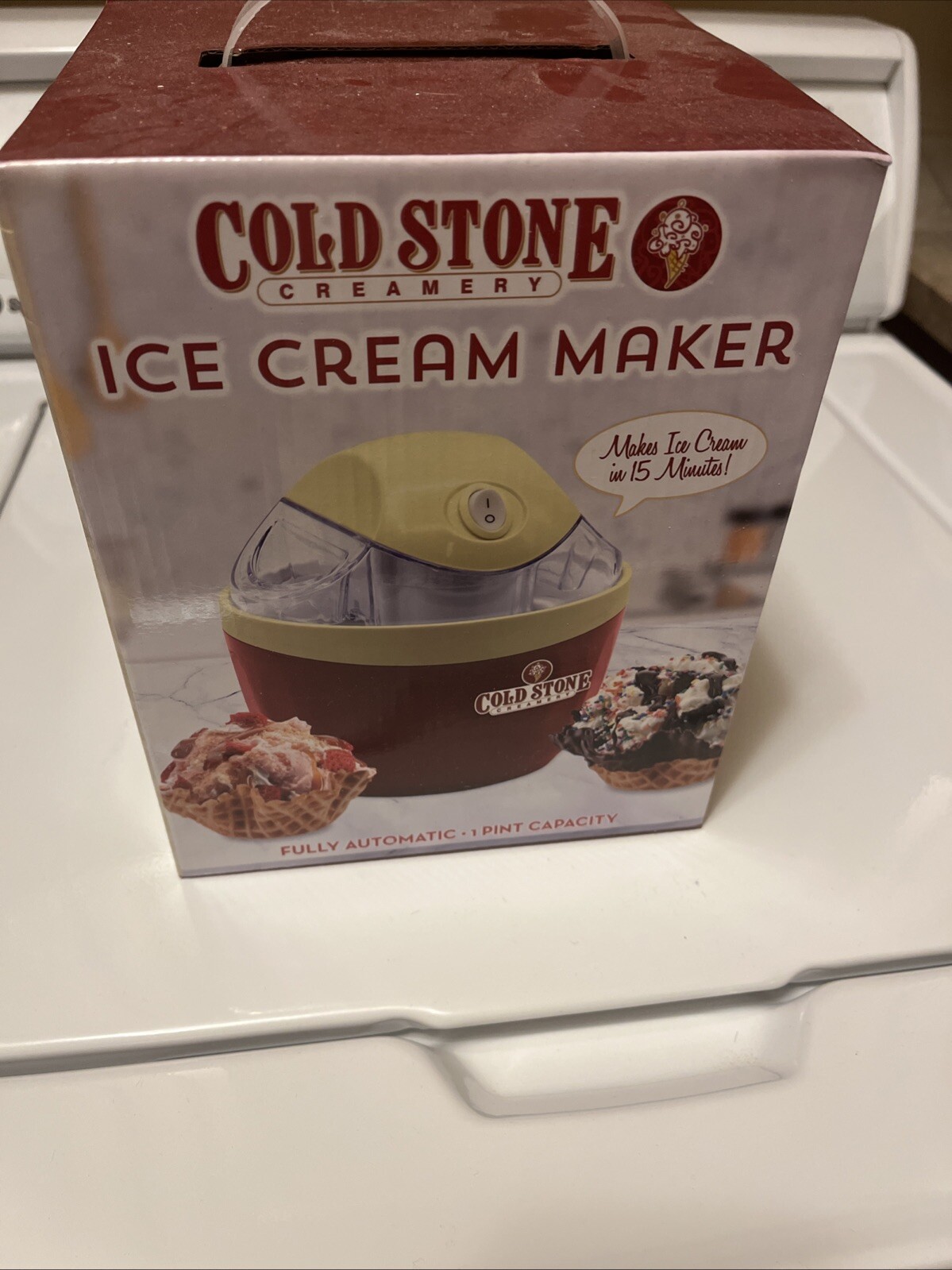 Cold Stone Creamery Ice Cream Maker – 1 Pint Capacity
