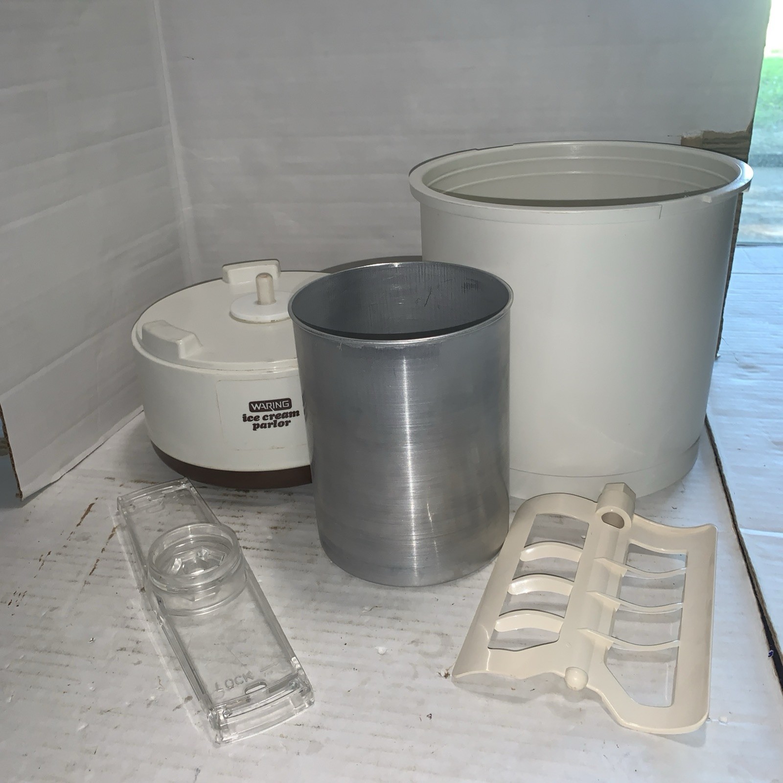 Vtg. Waring Ice Cream Parlor Dessert Maker 11CF28 Complete Tested And Working