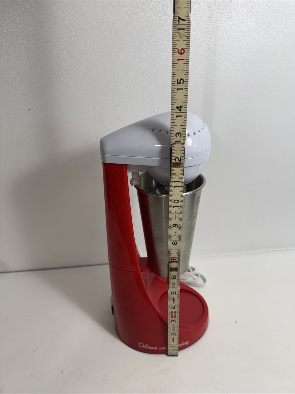 Nostalgia Coca Cola 2 Speed MilkShake Maker Ice Cream Mixer Drink Blender