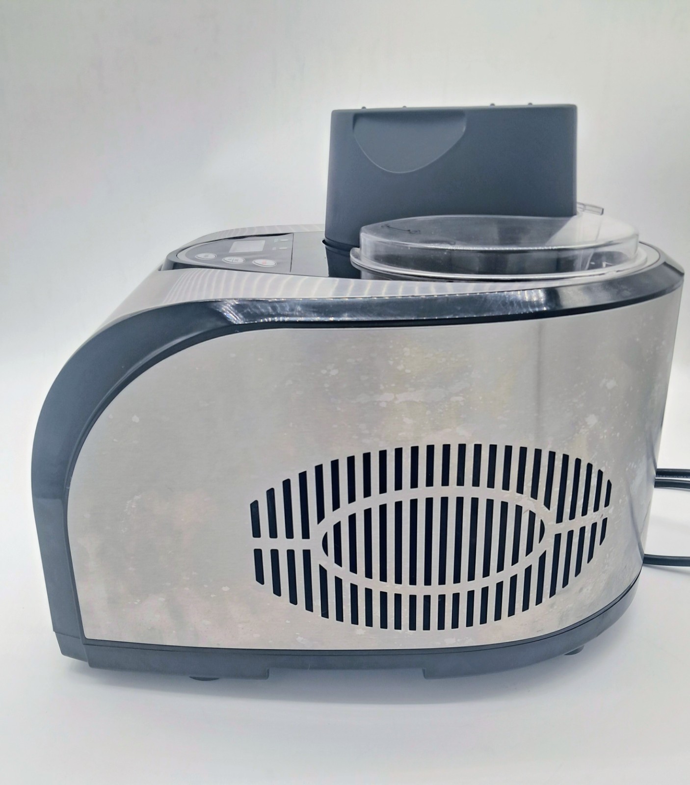 EdgeStar Compressor Ice Cream Maker Machine Self-Freezing 2 Qt ICM301SS