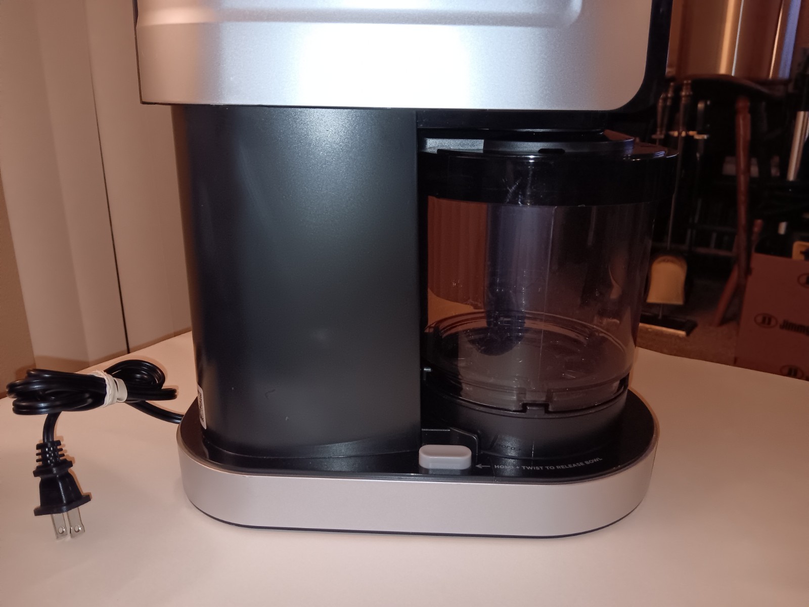 Ninja Creami Deluxe 11-in-1 Ice Cream Maker Silver Black NC501 **NO PINT JARS**