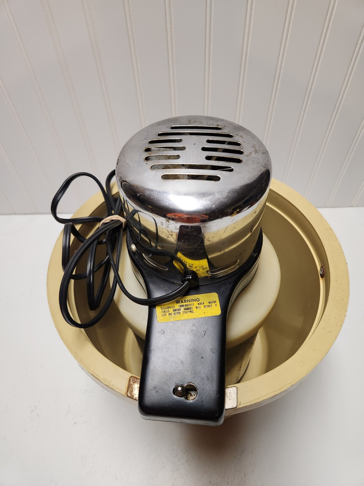 VTG Proctor Silex 4-Quart Electric Ice Cream Maker Churn USA Model F004HB Tested