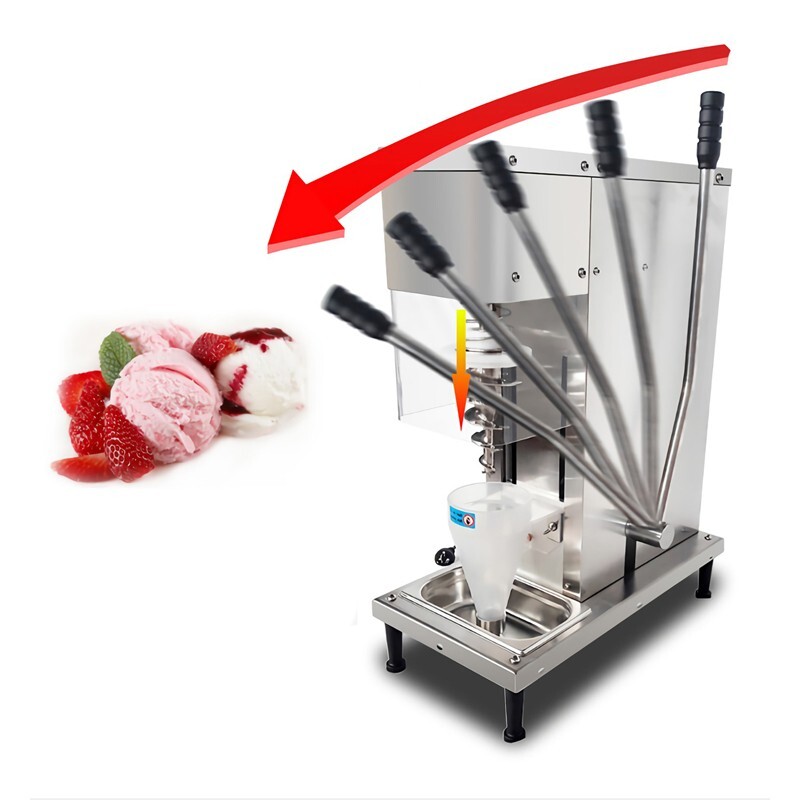 110V Frozen Yogurt Blending Machine Fruit Ice Cream Maker Yogurt Milkshake Ice C