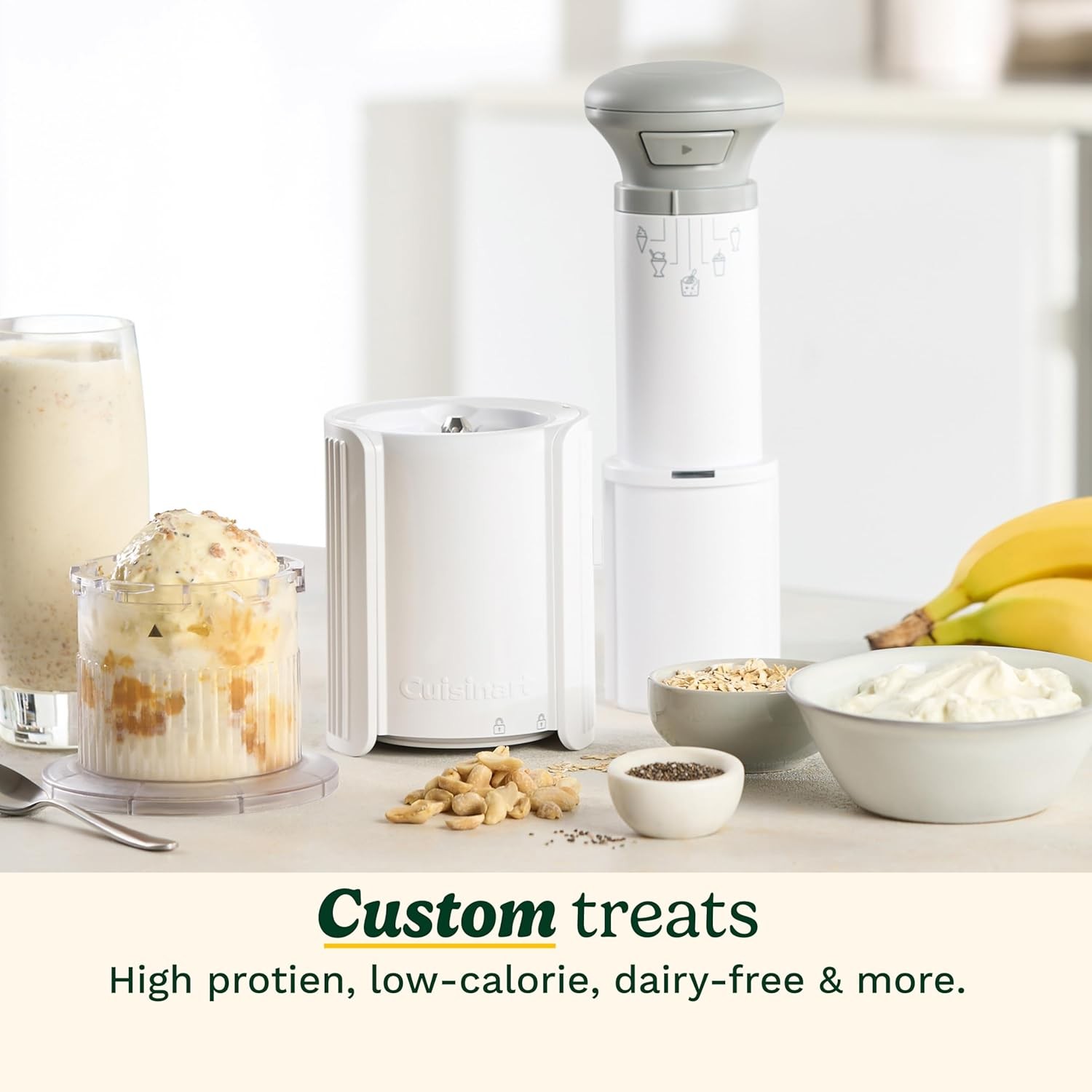 Ice Cream Maker – FastFreeze 5-in-1 Ice Cream, Milkshakes, Slushies, Sorbets