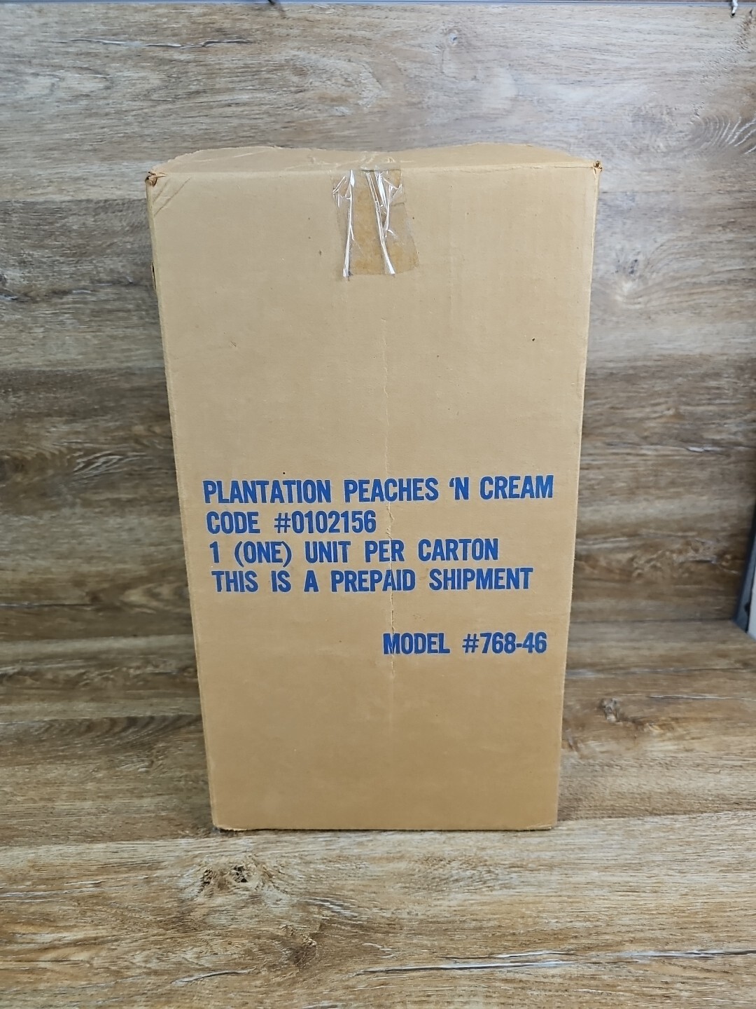 1985 Vintage Oster Quick Freeze Plantation Peaches N Cream Ice Cream Maker