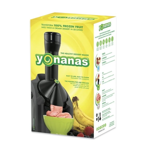 Yonanas Classic Frozen Dessert Maker – 3.22 lbs, Sleek Black Design