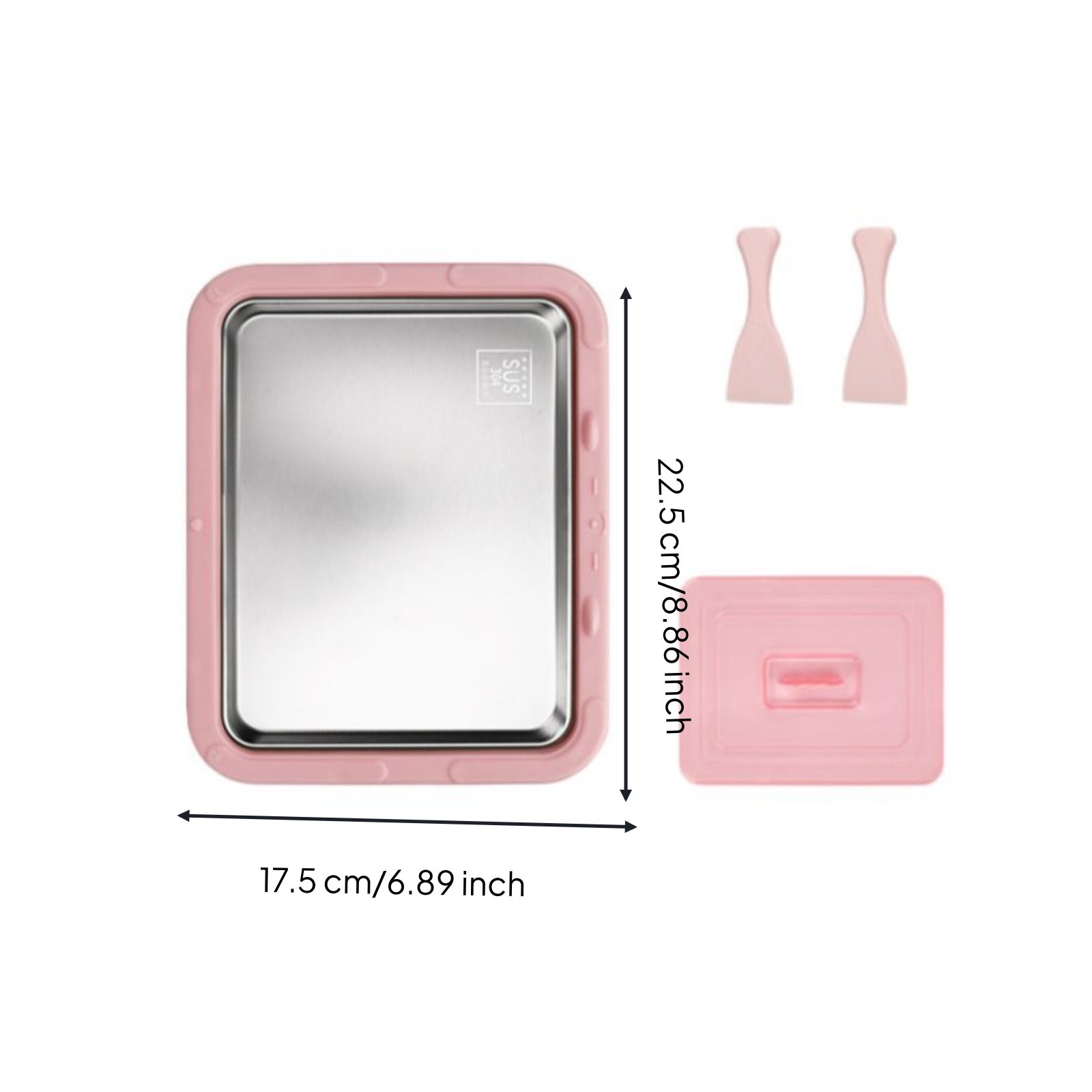 Rolled Ice Cream Appliance Quick Freezing Fried Yogurt Pan Food Grade for Home