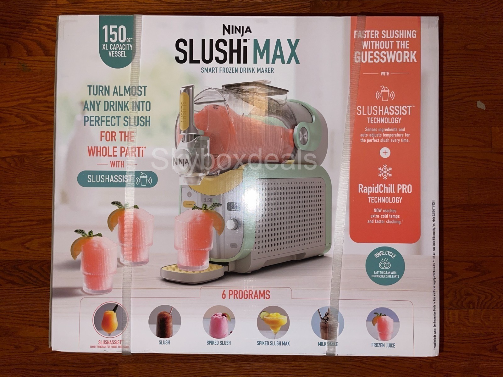 Ninja SLUSHi MAX XXL Slushie Machine (Lemon Mint) [FS605IV]
