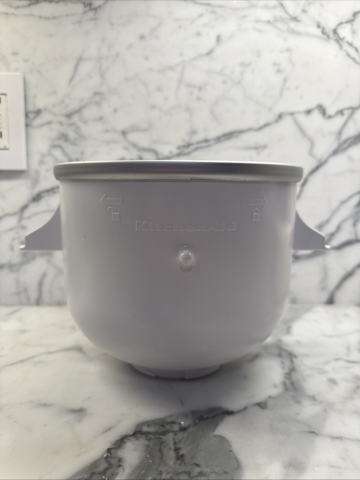 KitchenAid KAICA KICA0WH Ice Cream Maker Attachment New in Box Fits 4.5-6 Qt