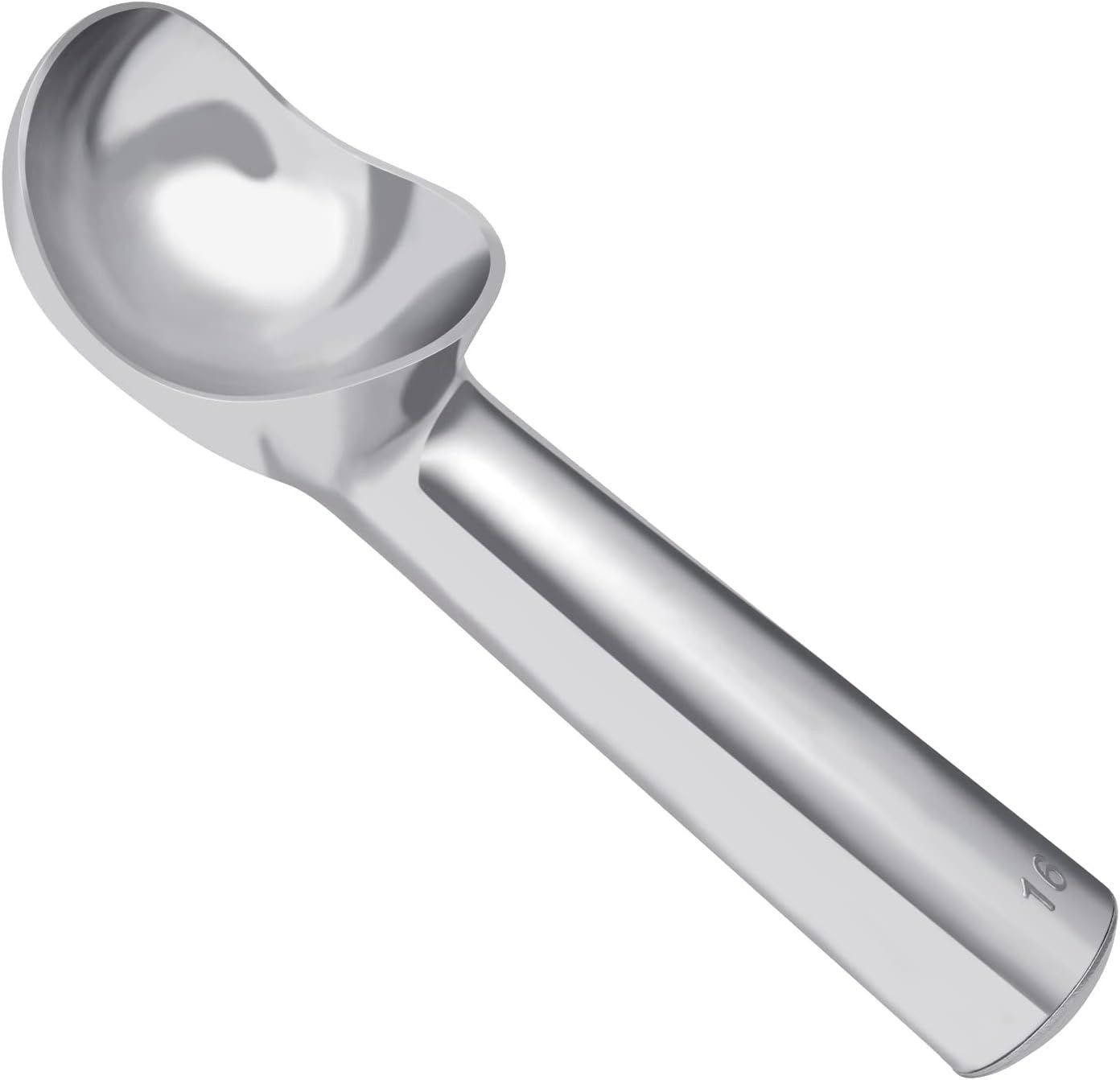 Large Ice Cream Scoop 7 inches Nonstick Anti-Freeze Large, Bright Silver
