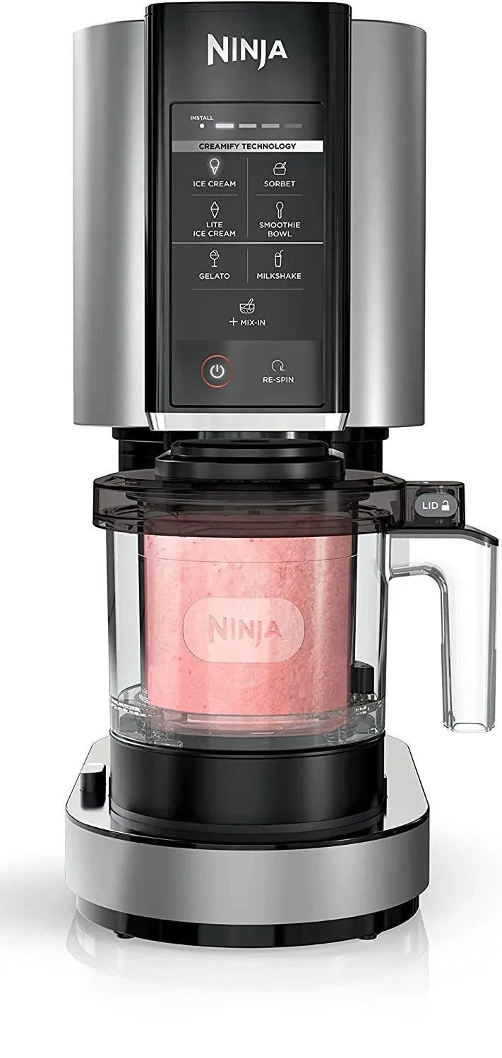 Ninja NC301 CREAMi 7-in-1 Ice Cream Maker Machine 2 Pint Cups & Lids New Sealed