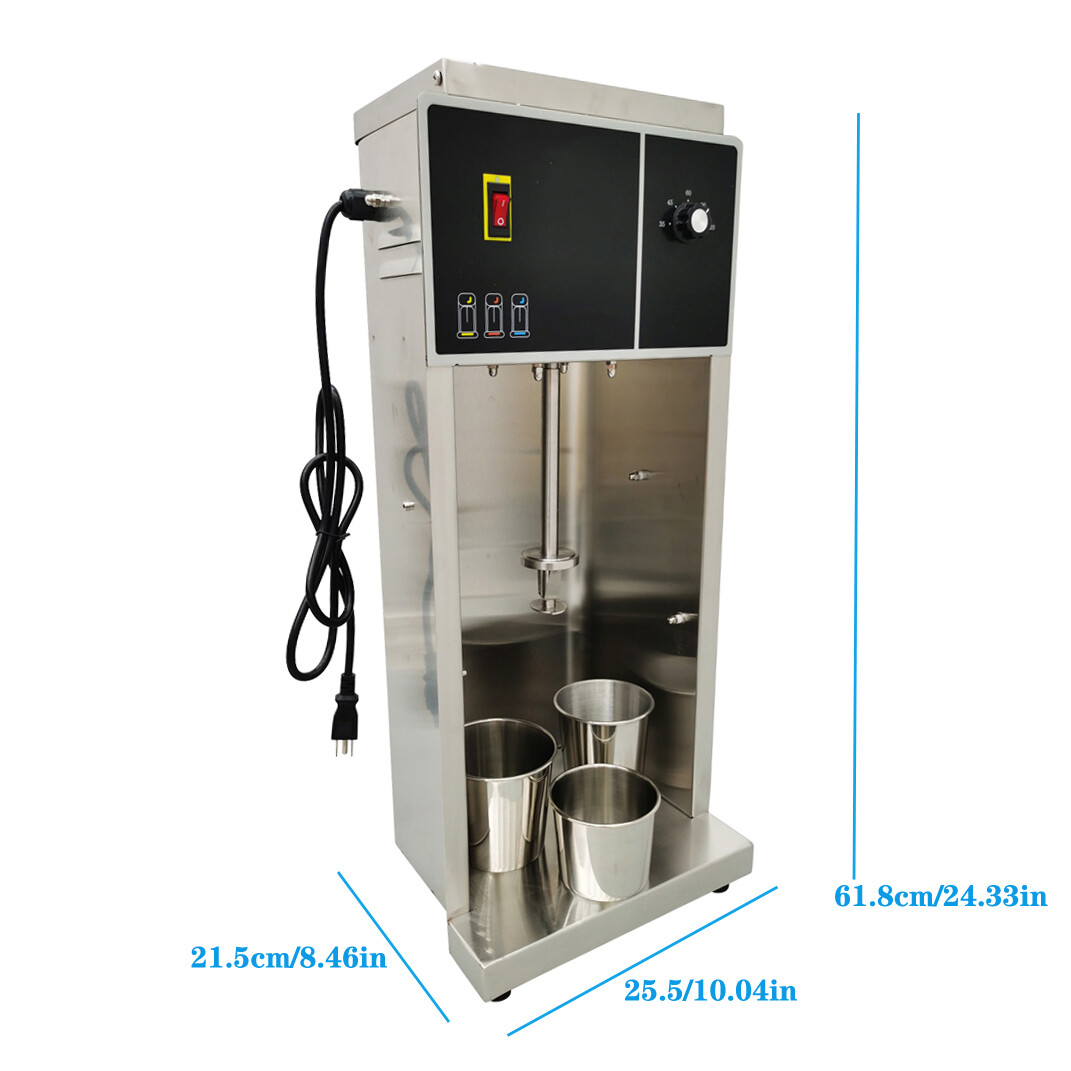 110V Electric Ice Cream Maker Machine Automatic Mixer Shaker Blender