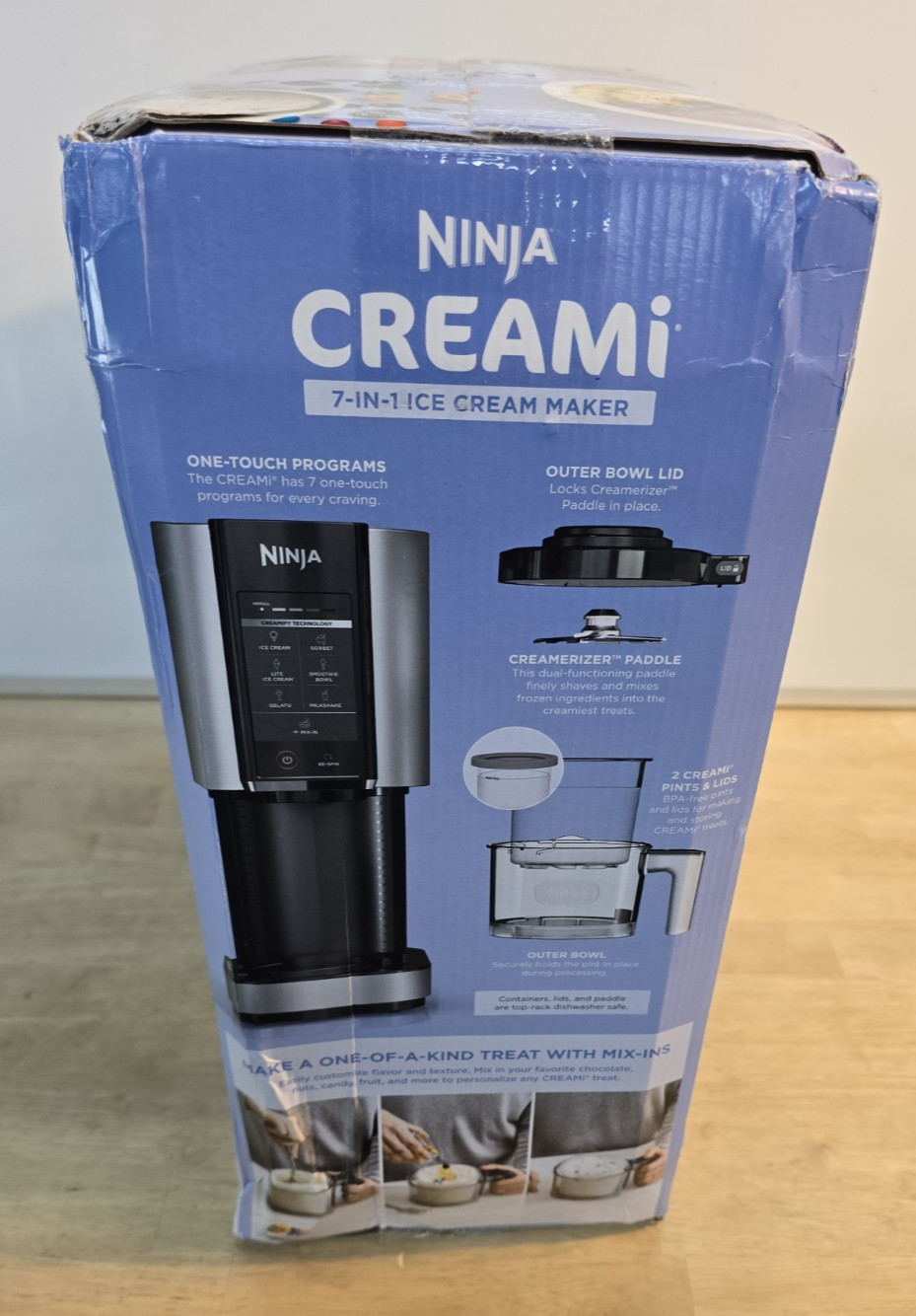 Ninja CREAMi NC301 Ice Cream Maker 7-in-1 Creamify Technology NEW SEALED