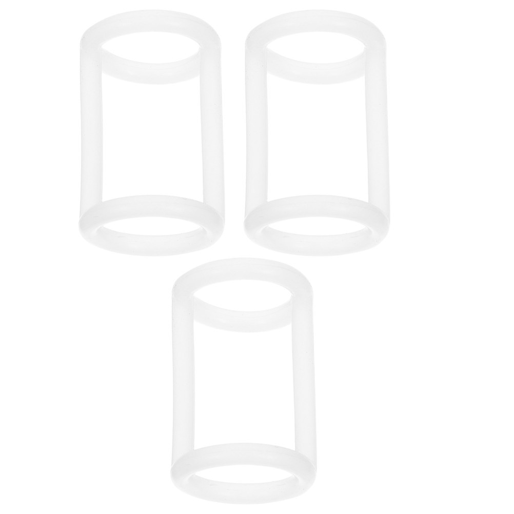 3 Pcs Silicone Seal Rings Ice Cream Maker Parts Machine Accessories Replacement