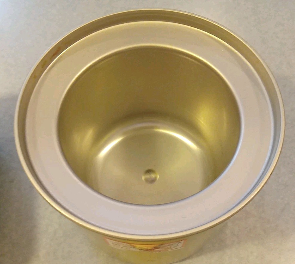 Donvier Vintage Chillfast Ice Cream Maker 1 Quart Yellow Rim COMPLETE W Manual