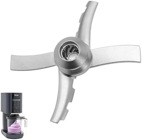 Replacement Paddle Blade Ninja Creami NC300 Series Ice Cream Maker, 304 Stainles