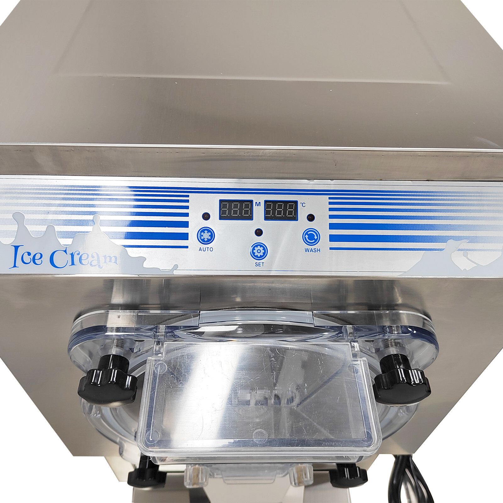 Frozen Yoghurt Gelato Maker Hard Serve Ice Cream Machine 110V 18-25L/h Output