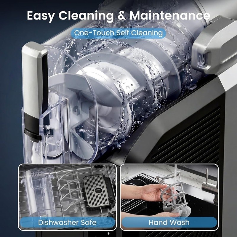 6-in-1 Slushie Maker Frozen Drink Machine W/ Self-Cleaning Recipe Guide New