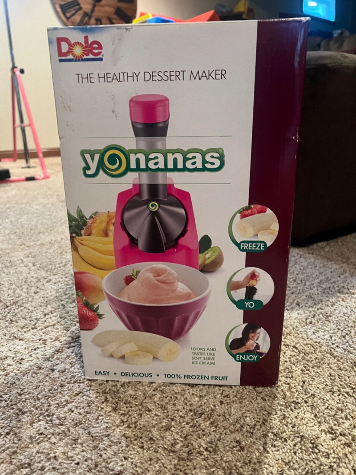Yonanas Frozen Fruit Soft-Serve Dessert Maker, 200 Watts