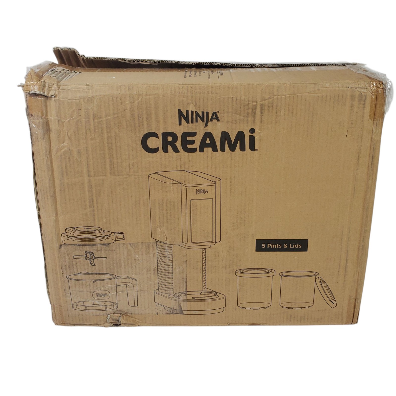 Ninja CREAMi 7-in-1 Frozen Treat Maker w/ Extra Pints | NC301HSL | Cloud Silver