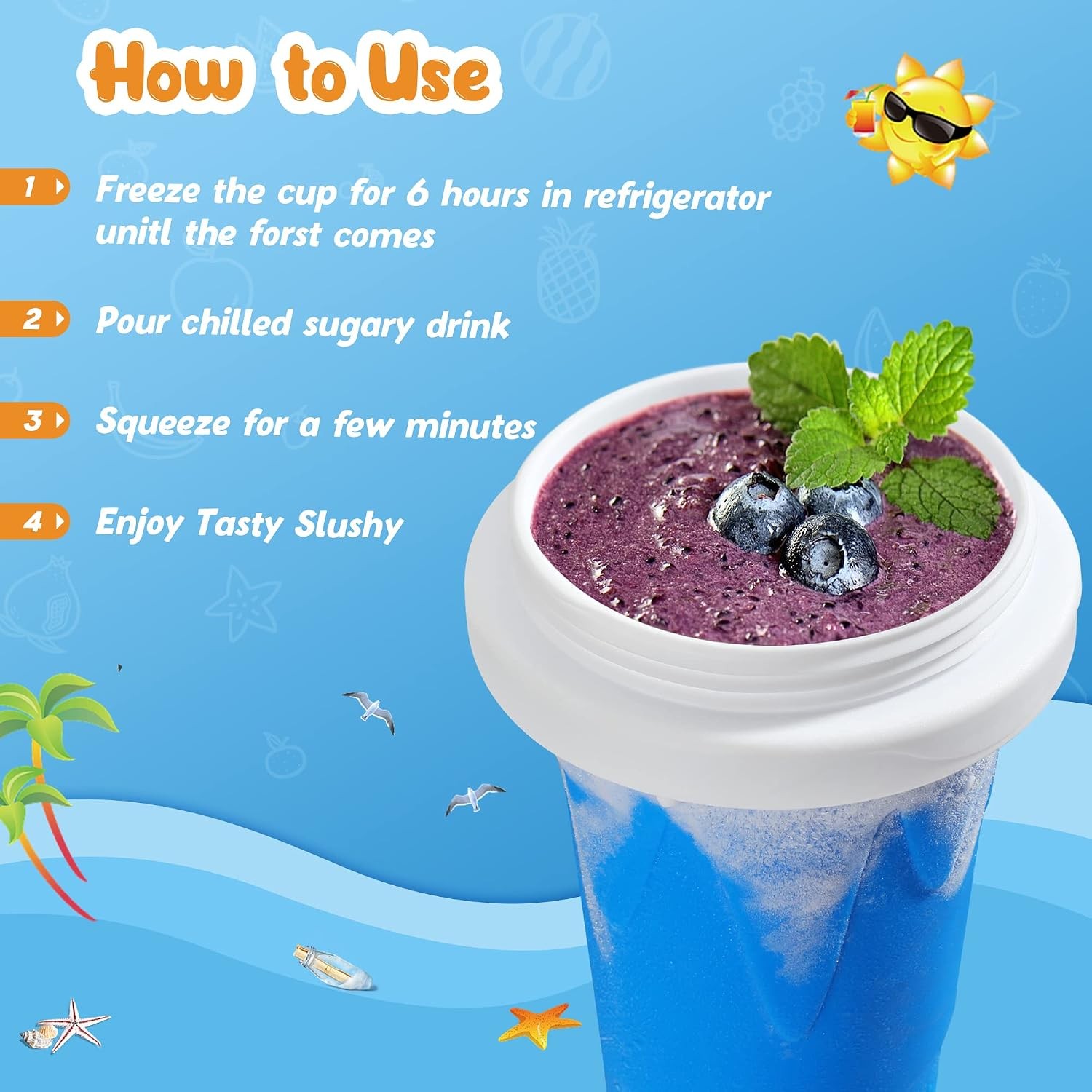 Slushie Maker Cup, Slushy Cups, Ice Cream Make, Cool Stuff Things Gadgets, Gifts